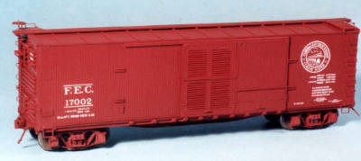 6301 USRA DS VENTILATED BOX CAR, ORIGINAL, FEC